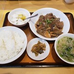龍園 - 牛バラ肉と舞茸の醤油煮込み2021.11.22
