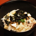 虎屋 壺中庵 - 鯛ごはんと漬物