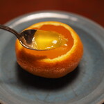 虎屋 壺中庵 - みかんのゼリー寄せ