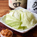 塩昆布キャベツ