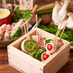 野菜肉巻き串追加