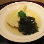 日本料理 とくを - 若筍煮。