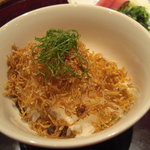 日本料理 とくを - このじゃこのカリカリ感がたまりません