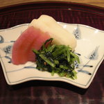 日本料理 とくを - 香の物。