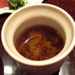 日本料理 とくを - 赤出汁。