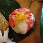 望洋樓 - 2012.12　手まり寿司のアップ。