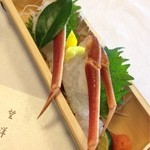 望洋樓 - 2012.12　雄ガニ（刺身）