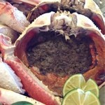 望洋樓 - 2012.12　焼きガニ（蟹味噌）