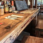 スパイスカフェ - 店内のカウンター席の風景です