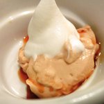 スパイスカフェ - ペアカレーランチ(+牡蠣) 1650円 のキャラメルムース