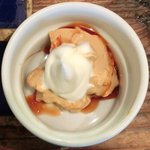 スパイスカフェ - ペアカレーランチ(+牡蠣) 1650円 のキャラメルムース