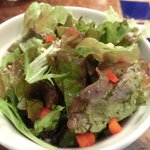 スパイスカフェ - ペアカレーランチ(+牡蠣) 1650円 のサラダ