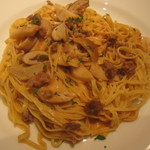 伊那産イノシシとポルチーニのタリヤン。