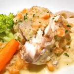 Bistro Refectorium - イトヨリダイのデュグレレ風 （２皿に分けて供されました）