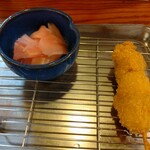 Kushikatsu Tanaka - 鶏のうずらのたまごのいとこ串。