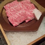 鉄板 かや乃 - すき焼きのお肉♪