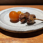 炭焼 おかげさん - 提灯ハツ元