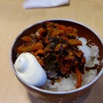 西中華そば店 - 「辛子ザーサイ丼」　ご飯がイマイチ
            