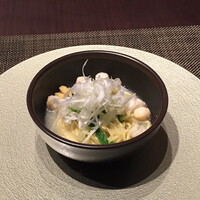 CHINA.KISSHO nagoya - 小柱と山葵菜の和えそば