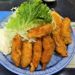 葉栗屋 - 牡蠣フライ定食