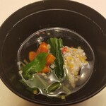 日本料理 村上 - ◆『会席コース』◆「椀」 ◇クエの吉野打ち