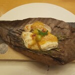 日本料理 村上 - ◆『会席コース』◆「焼き物」 ◇真河豚の朴葉焼き
