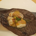 日本料理 村上 - ◆『会席コース』◆「焼き物」 ◇真河豚の朴葉焼き