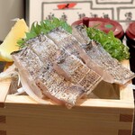 つかふき屋 - 太刀魚の焼き霜造り