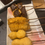 串のこたに - 追加、串カツ