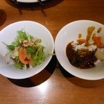 馳走三昧 - カレー・サラダ