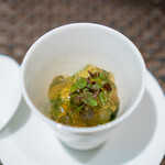 ARMONICO - 北寄貝のマリネと里芋の煮浸し