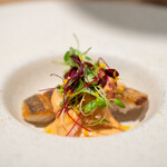 ARMONICO - 鮮魚のソテー　赤蕪のソース