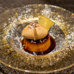 ARMONICO - さつま芋のプリン 黒糖のジェラート