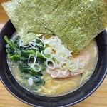 巓 - 並ラーメン＋のり増し、ほうれん草＆ねぎハーフ増し