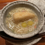 Guchokuni - 揚げた海老芋、松葉蟹餡掛け