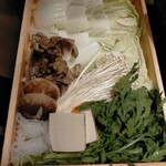 kurogewagyuusukiyakitoshabushabuwagyuusakabatoriko - 野菜