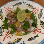 クッチーナ マッジョ - 本日の鮮魚のカルパッチョ