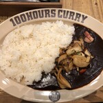 100時間カレーAMAZING - 【贅沢キノコ　ジャワ　ライス・ルー大盛り】840円+230円