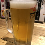 にぎわい酒場 葛菜 - 生ビール