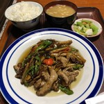 いづみ - チンジャオロース定食