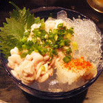 俺っ家 - たらきく刺身（真鱈白子）