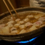 魚菜料理 縄屋 - 鰻と牛蒡の鍋