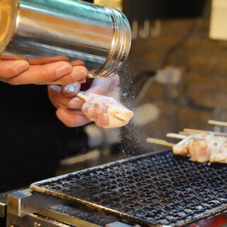 From skewering to pasteurization. Please enjoy our heartfelt Yakitori (grilled chicken skewers).