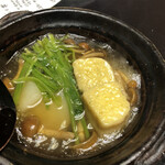 つつじ亭 - なめこ　蕪　栗麩