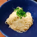 麺処 にぼし香 - 蟹味噌の和え玉子 ~境港産紅ズワイ蟹使用~