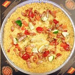 ビバパエリア - 料理写真:イベリコ豚と粗びきソーセージのパエリア(L)　3580円