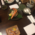 Kuheeryokan - 蟹酢と焼き蟹
                        