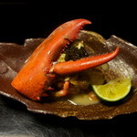 鴨の出汁でオマールを煮たもの？