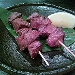 匡美 - 2012年12月 牛レバー串＆牛ハツ串