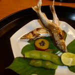 夏見 - 稚鮎の塩焼き♪